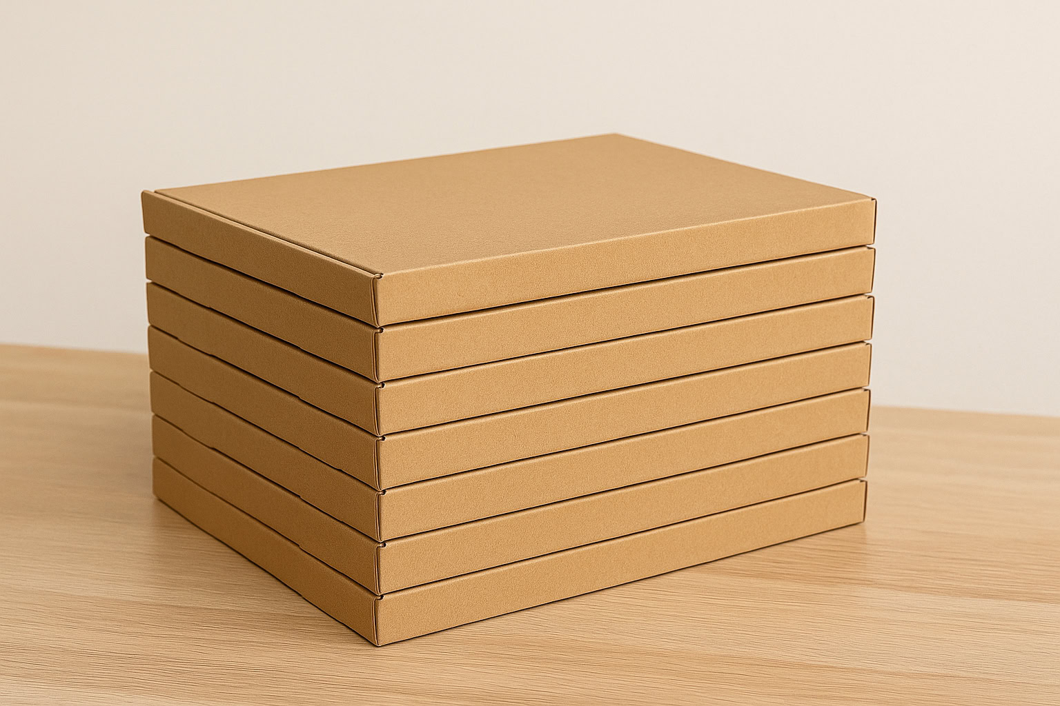 Boîtes carton plates pour envoi de feuilles comestibles A4 A5